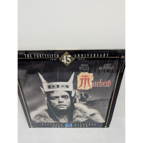 The Forty Fifth Anniversary of Macbeth Laserdisc Republic Pictures Home Video - Picture 2 of 8